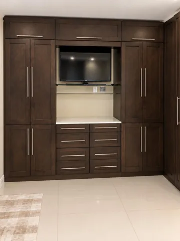 bedroom built in cabinet