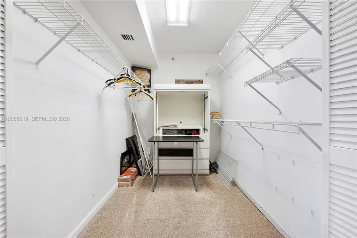 Primary walk in closet