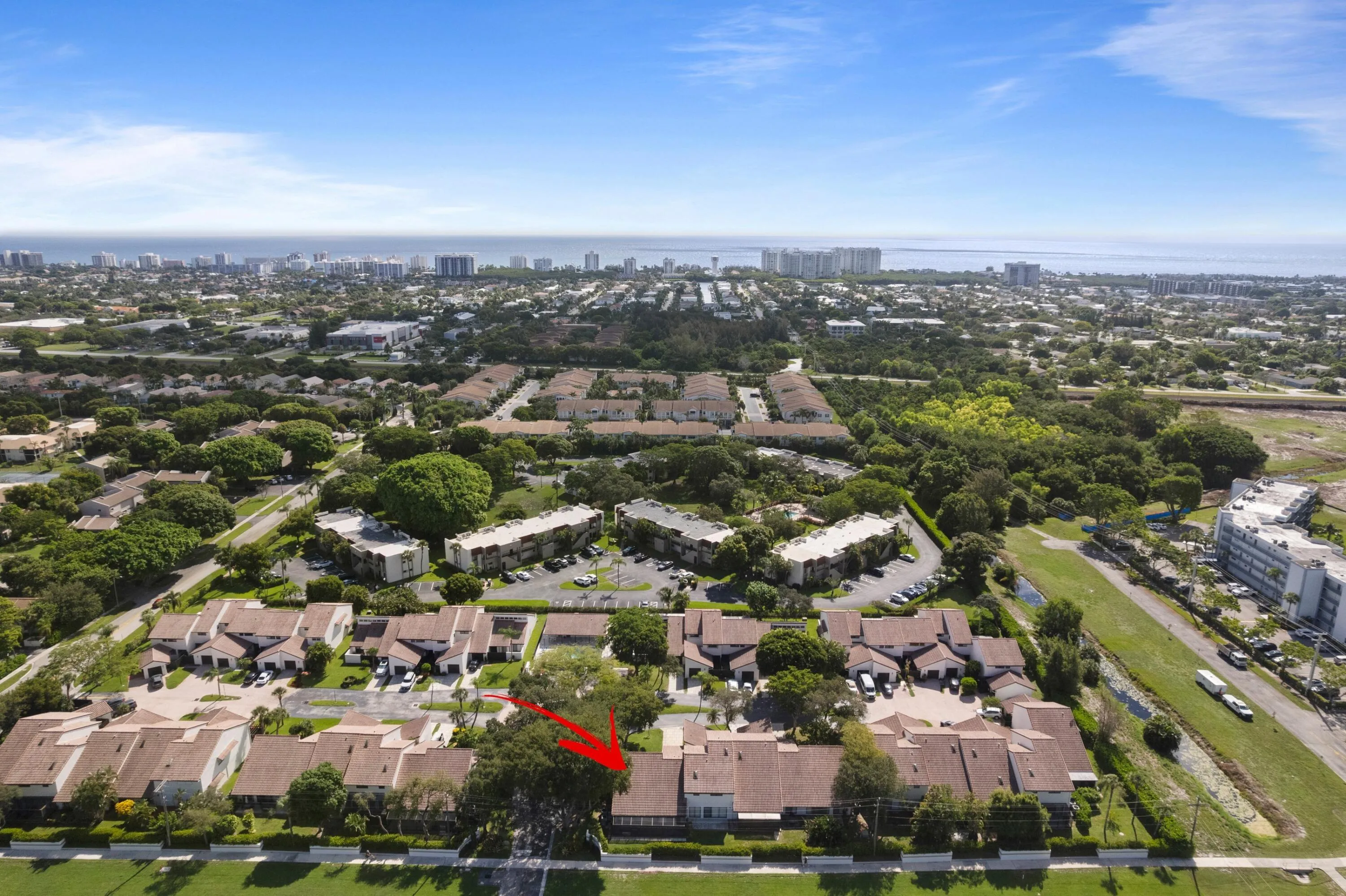 Aerial Neighborhood View