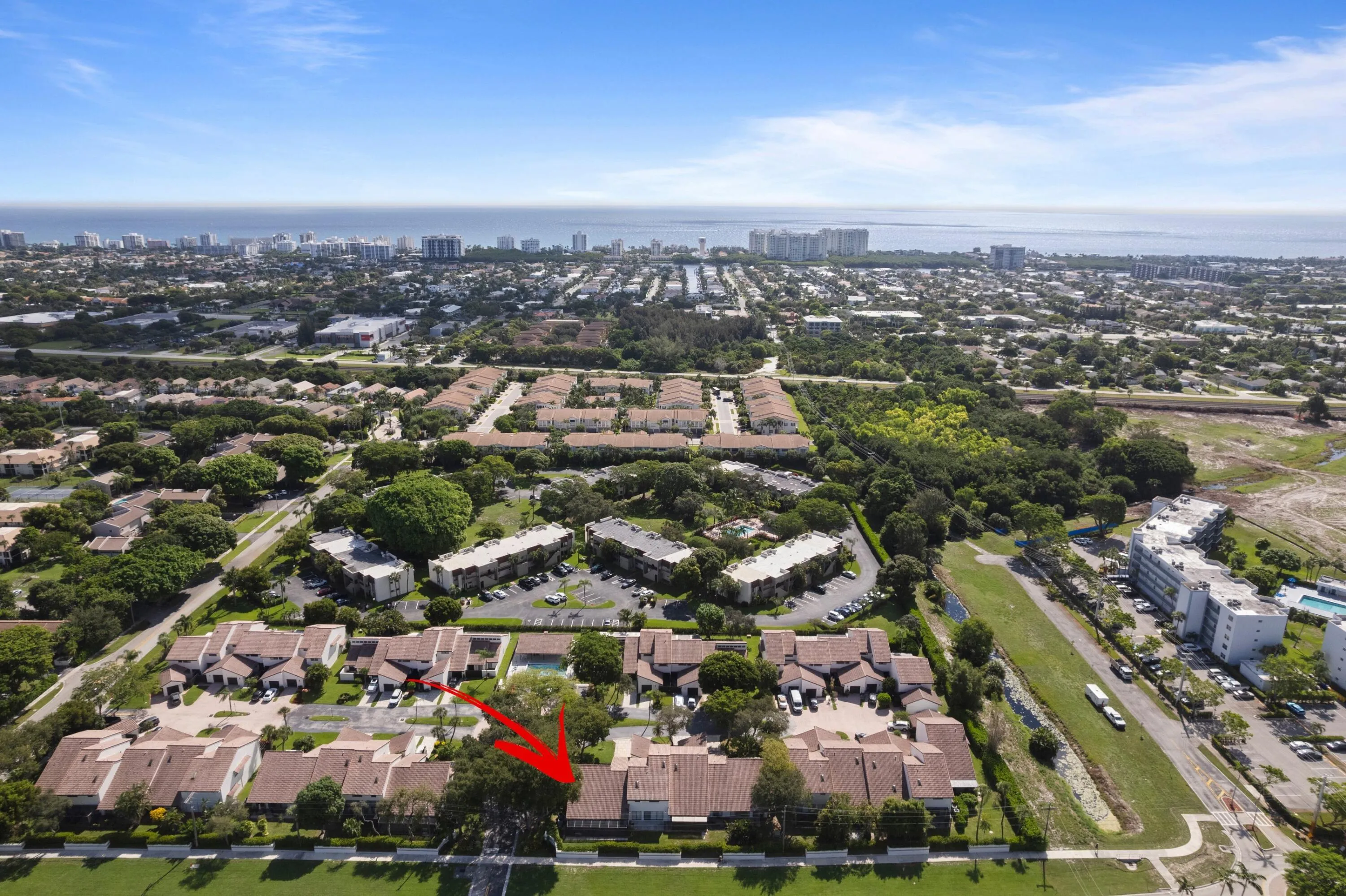 Aerial Neighborhood View