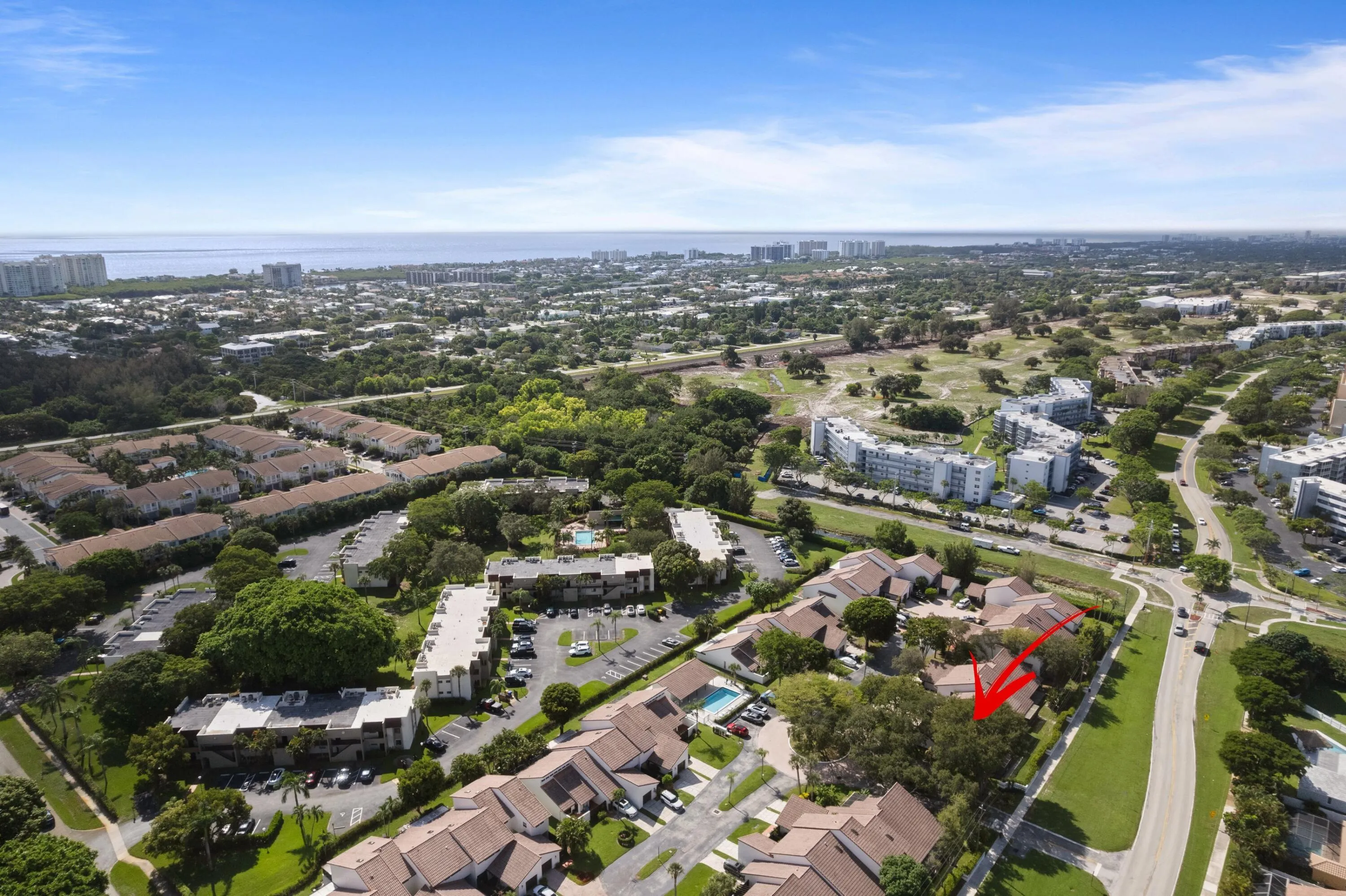 Aerial Neighborhood View