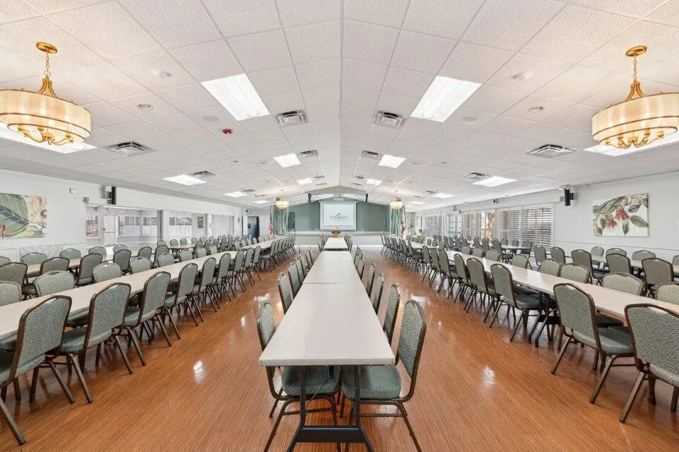 R3 Clubhouse area for shows and parties.
