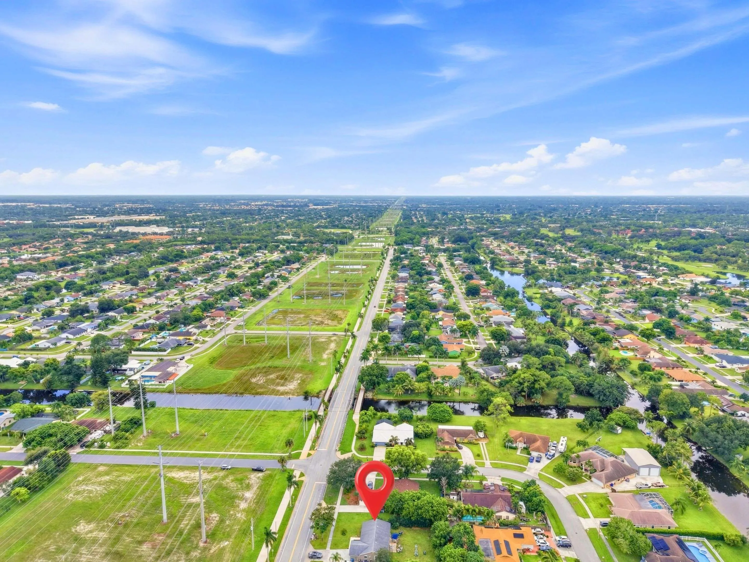 Panoramic to South