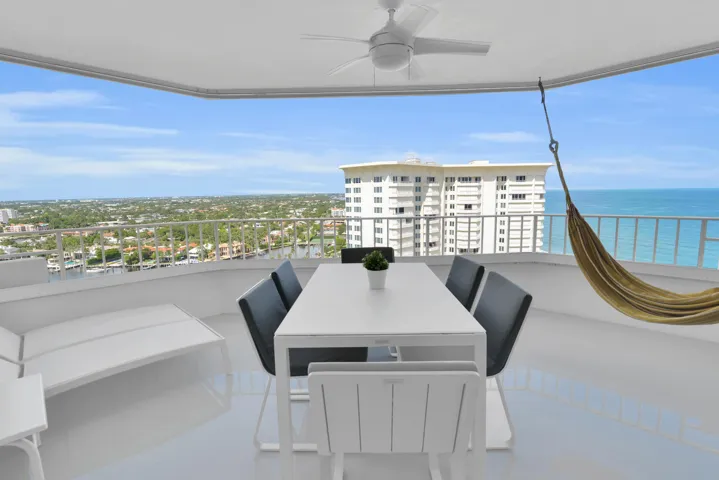 Oversized patio