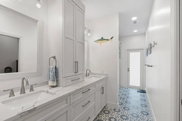 Primary suite cabana bath door