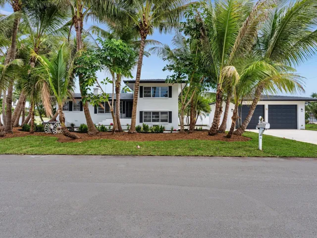 White exterior with black accents