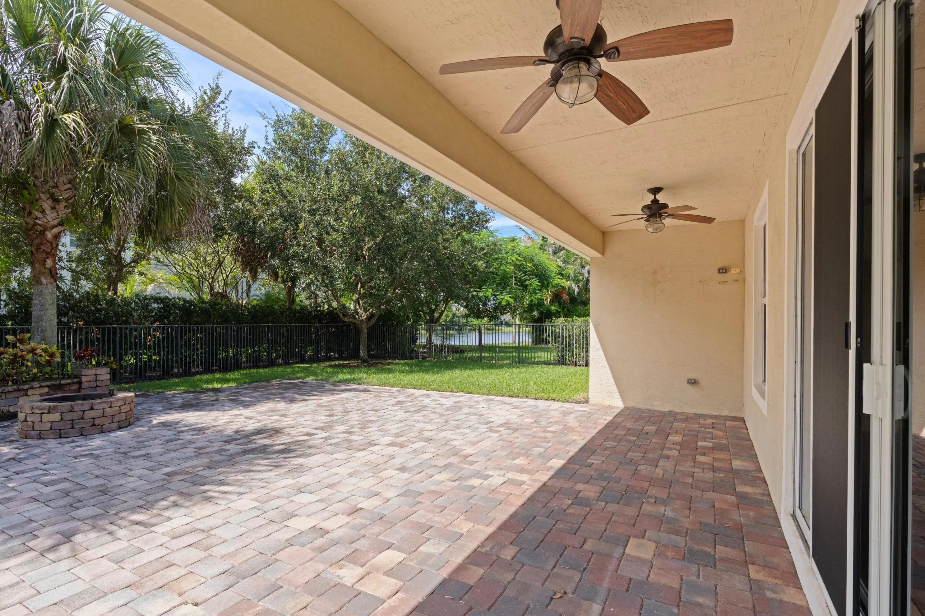 covered patio area