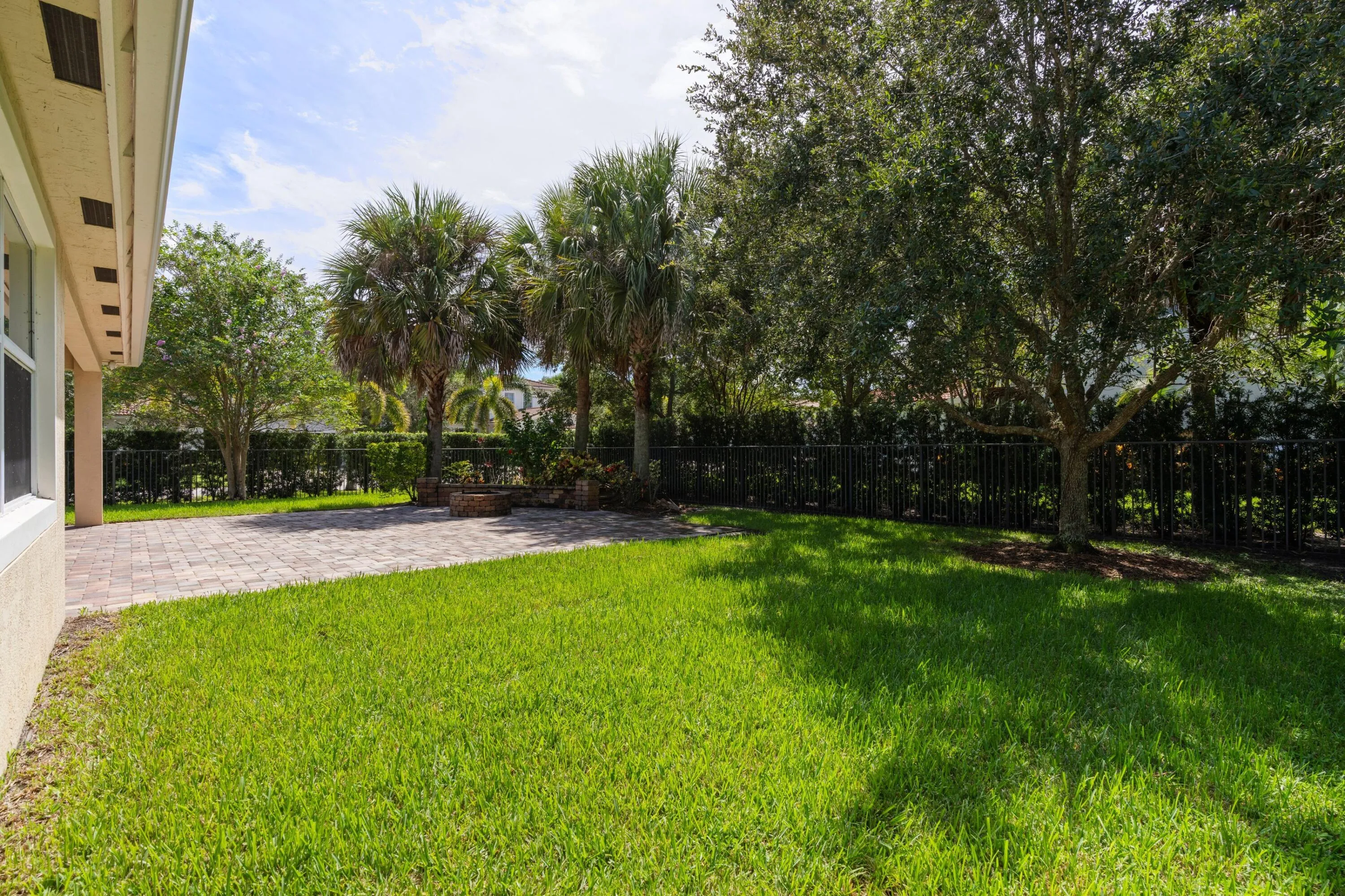 large backyard