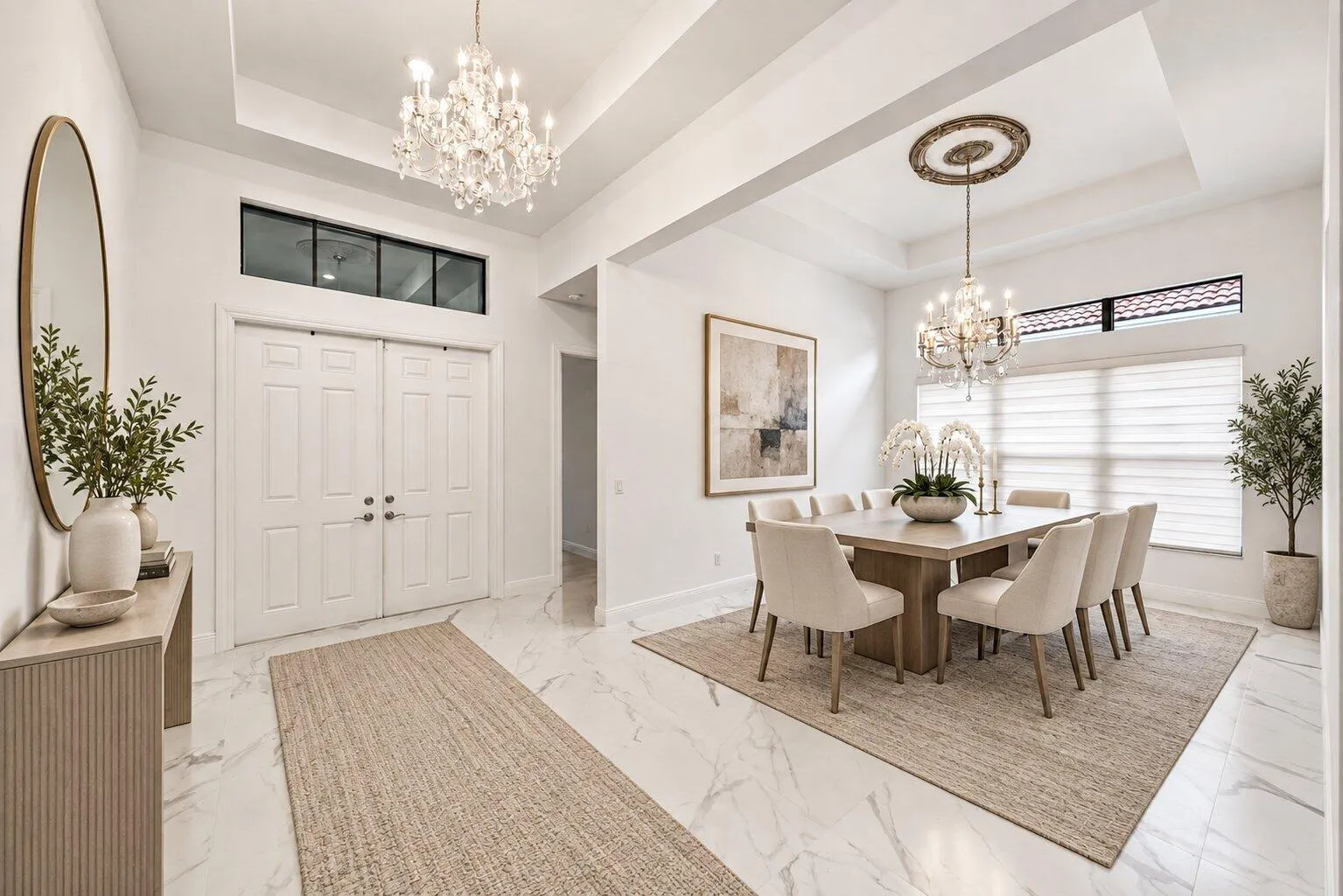 Entry / Dining Staged