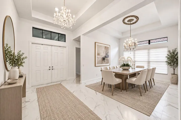 Entry / Dining Staged