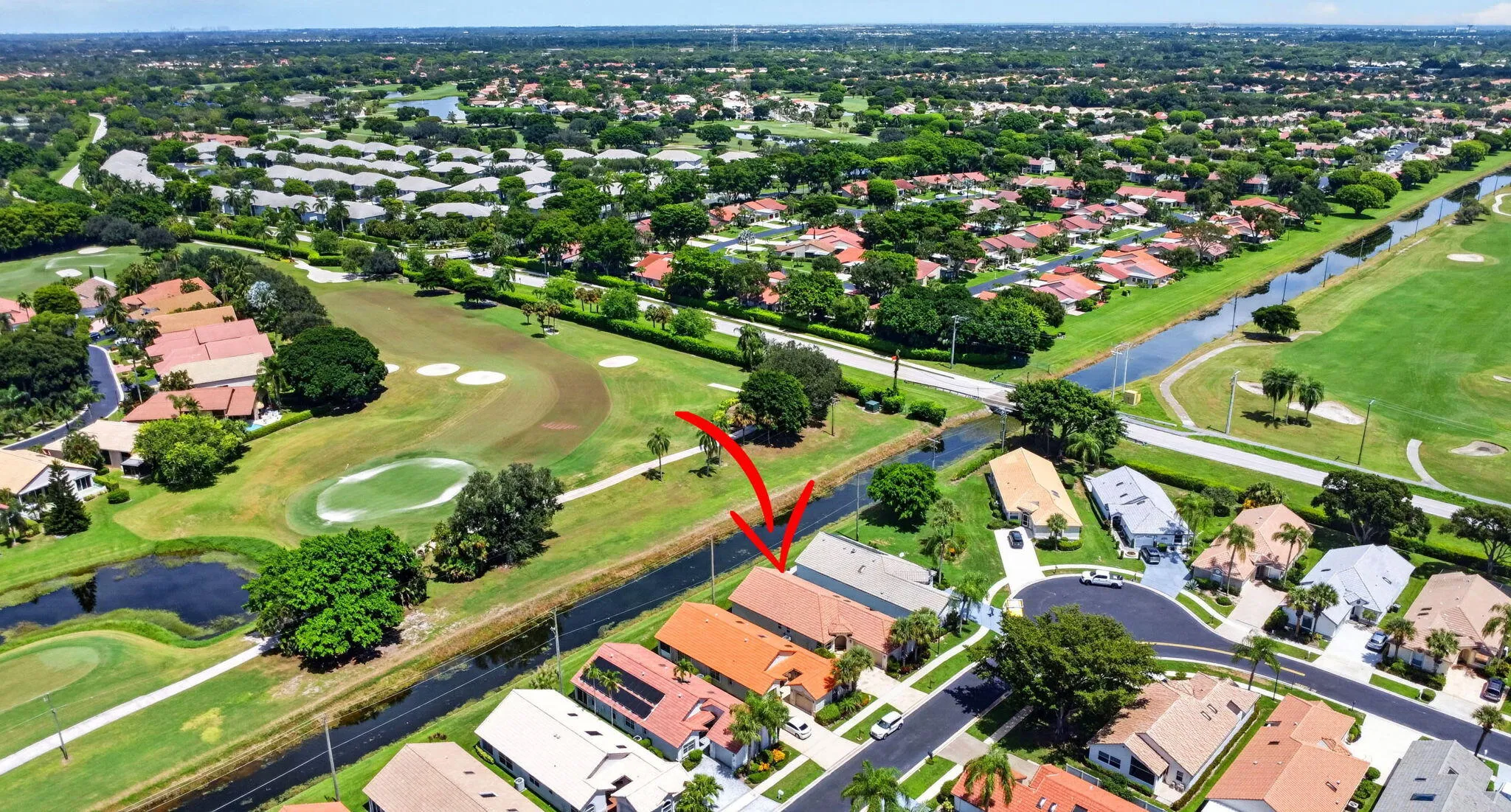 Aerial views of home