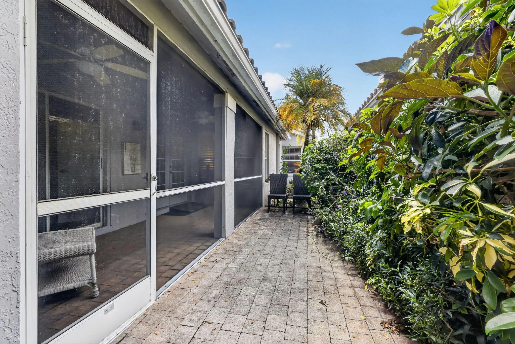 Exterior open patio