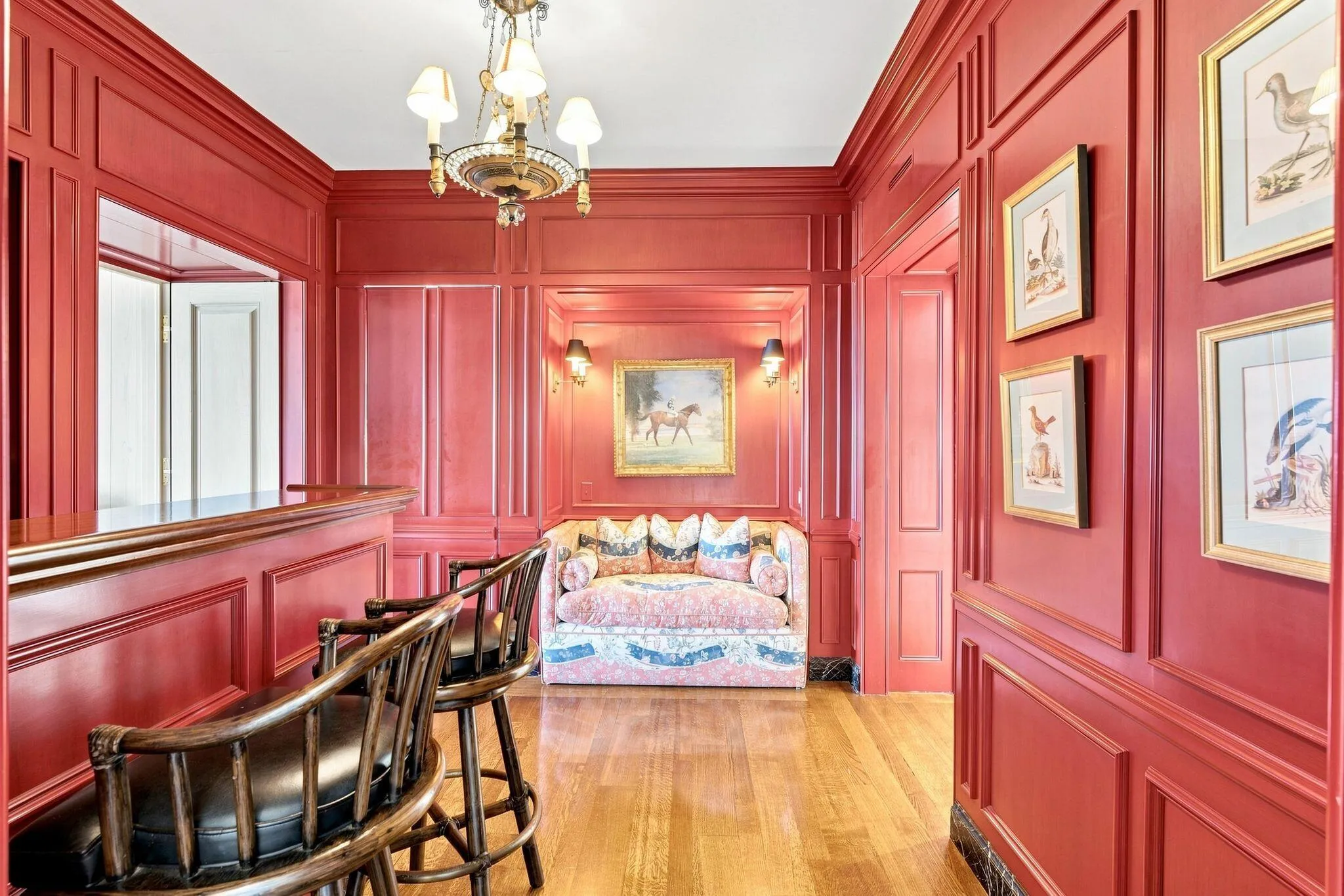 Paneled bar