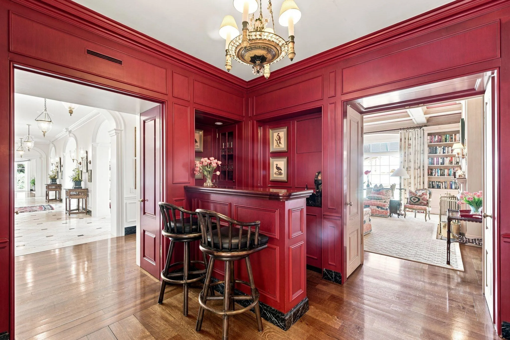 Paneled bar