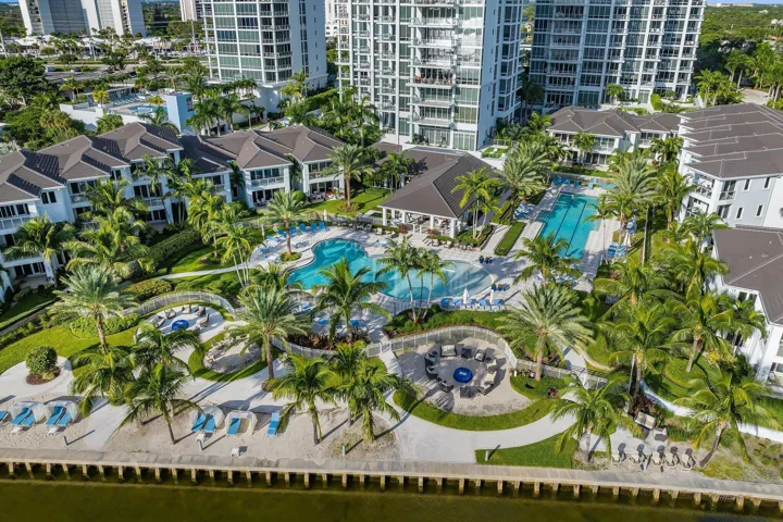 Aerial of Pool Area