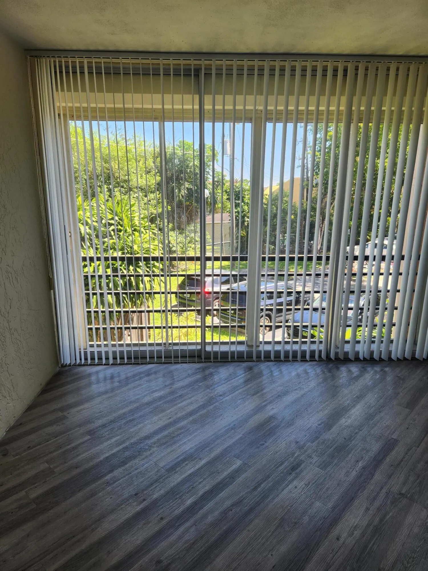 Enclosed patio view