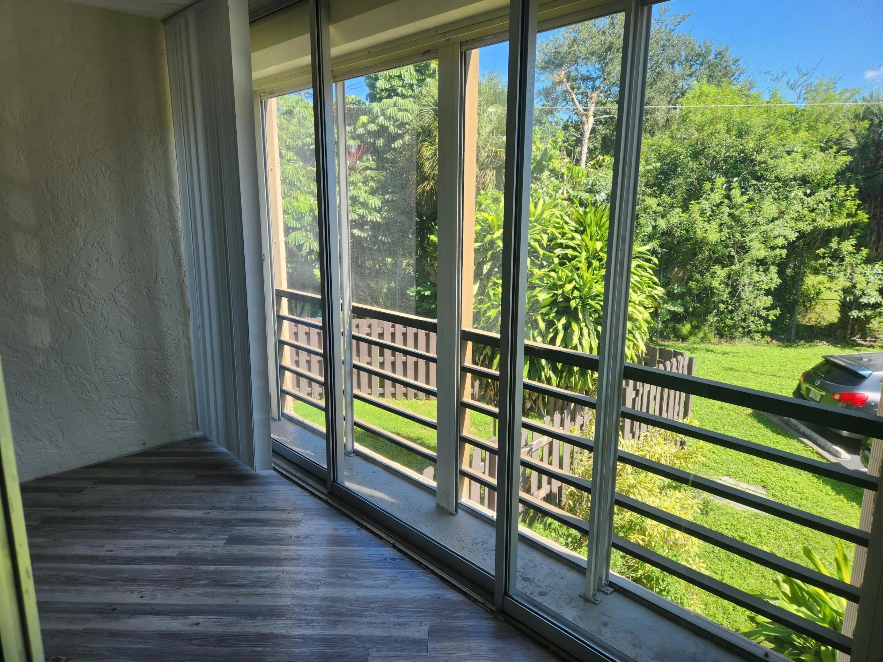 Enclosed Patio view