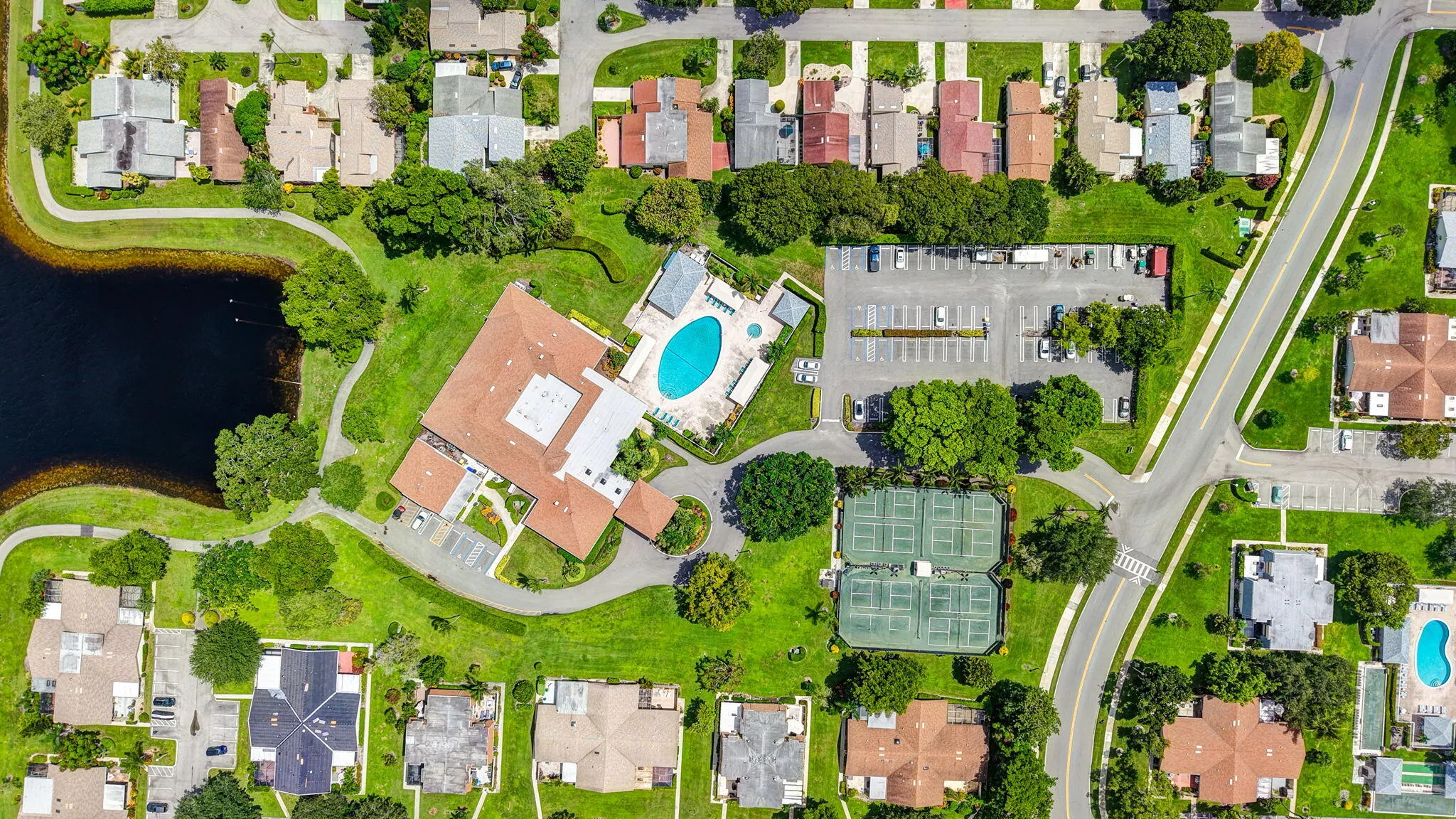 Aerial View - Club House