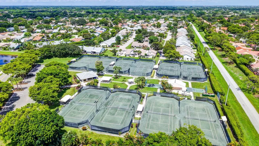 Aerial View - Tennis Courts