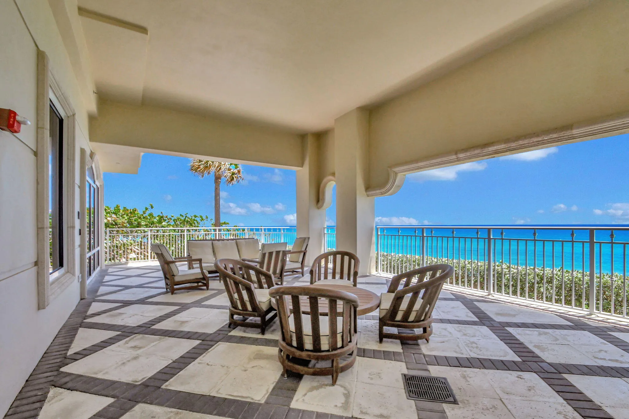 terrace at the ocean