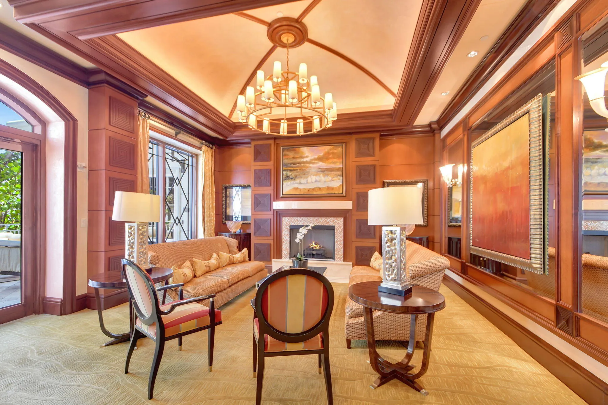 card room