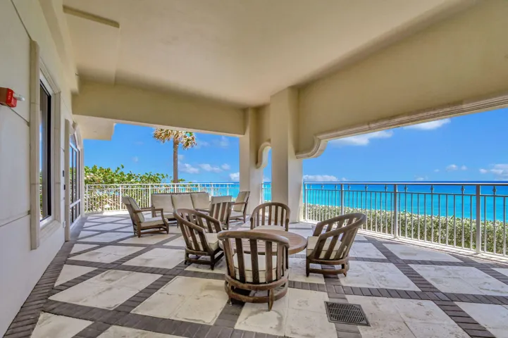 terrace at the ocean