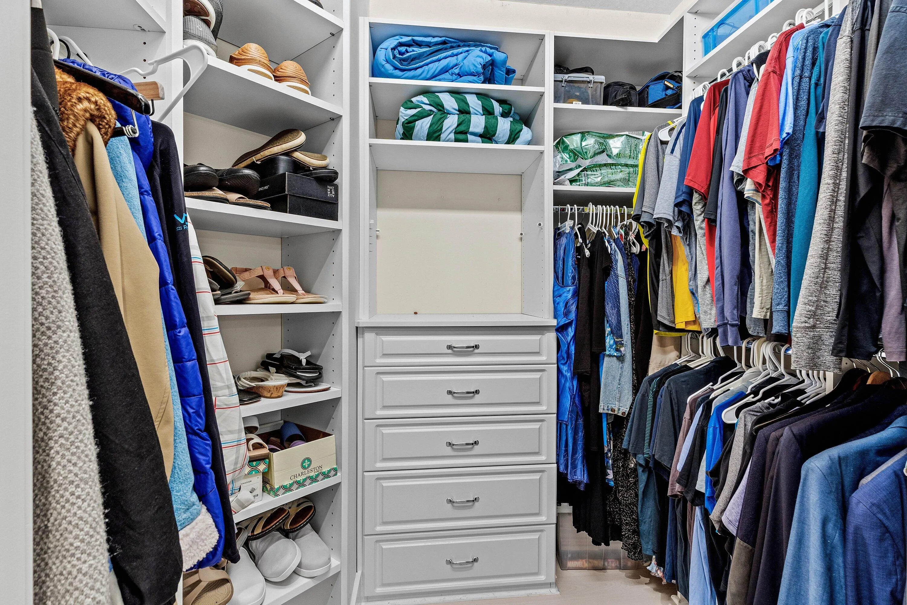 Primary closet