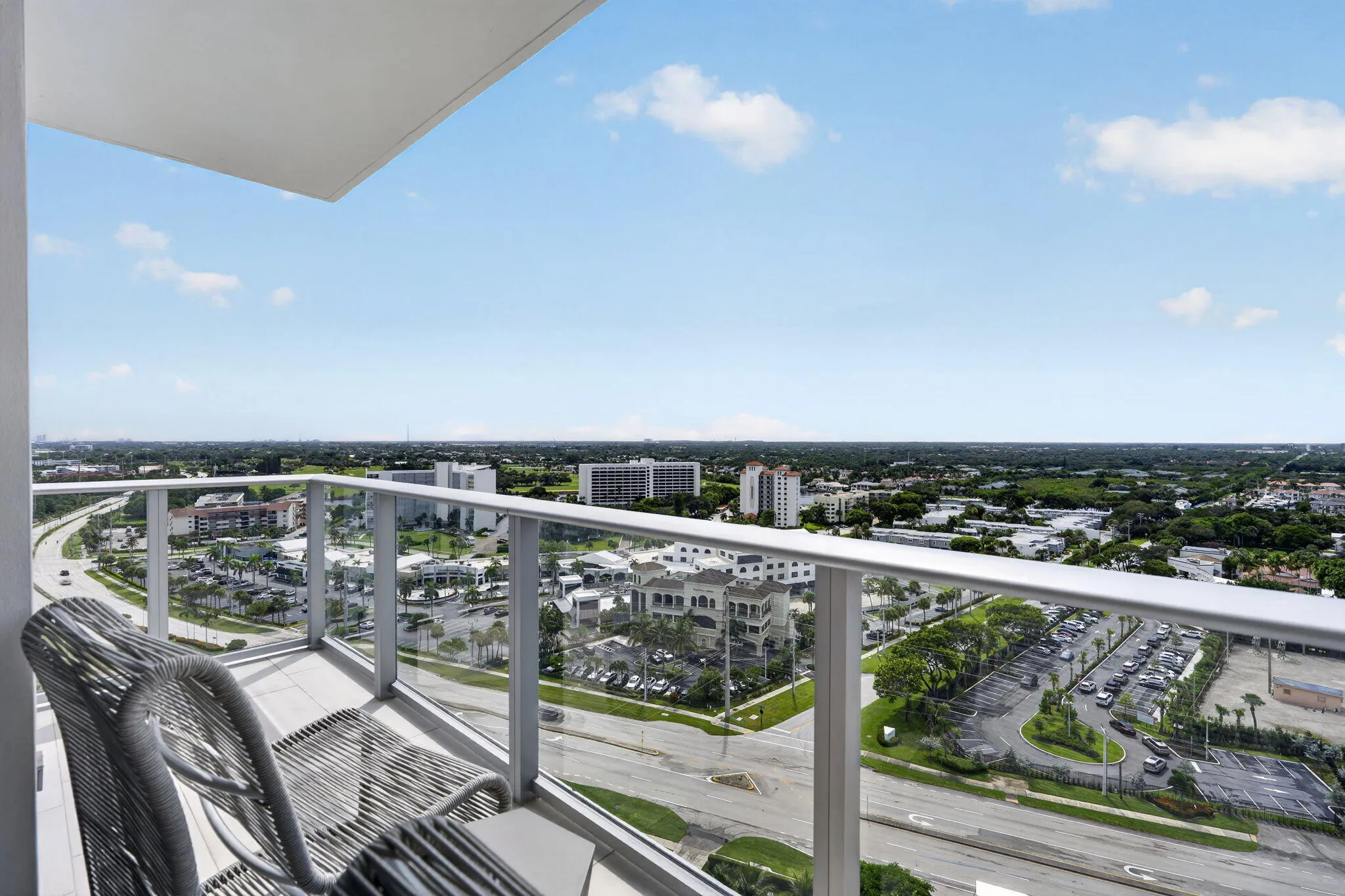 western balcony view