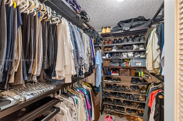 Elfa closet in primary suite