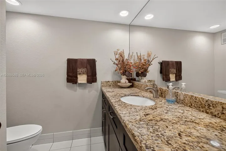 1st floor half bath