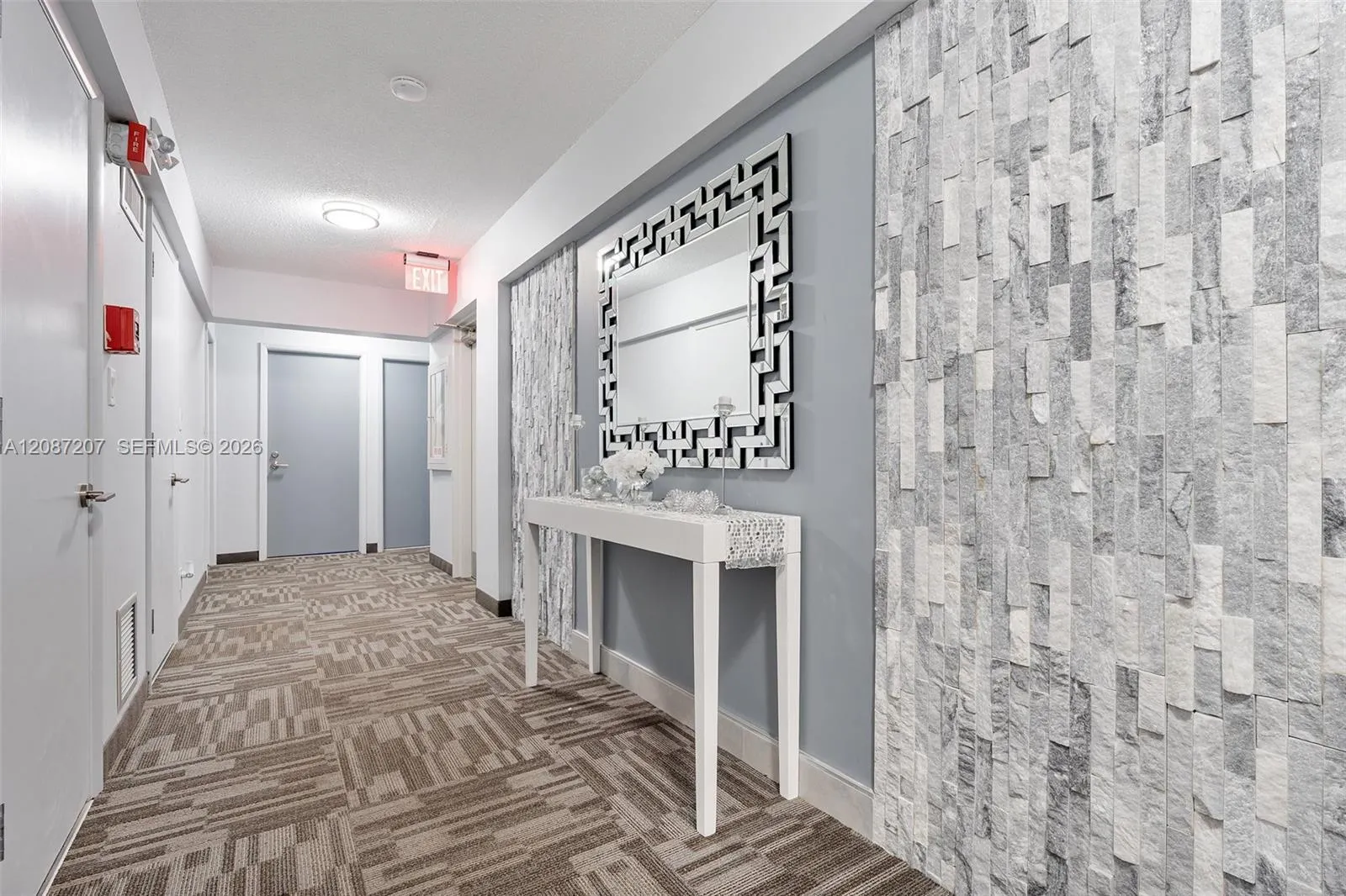 Hallway on the Unit Floor