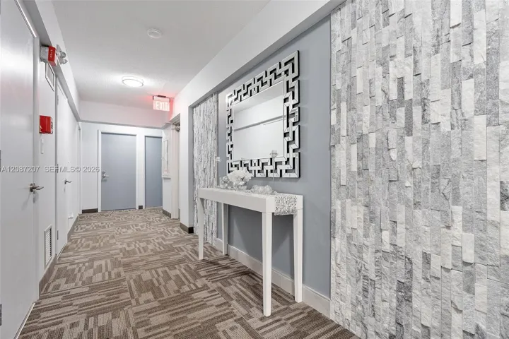 Hallway on the Unit Floor