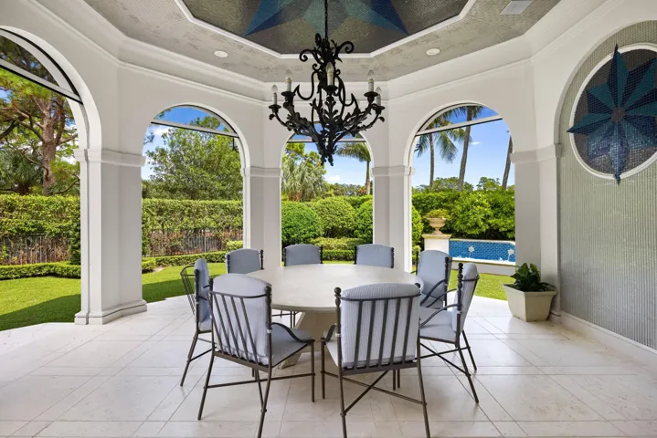 Pool Dining