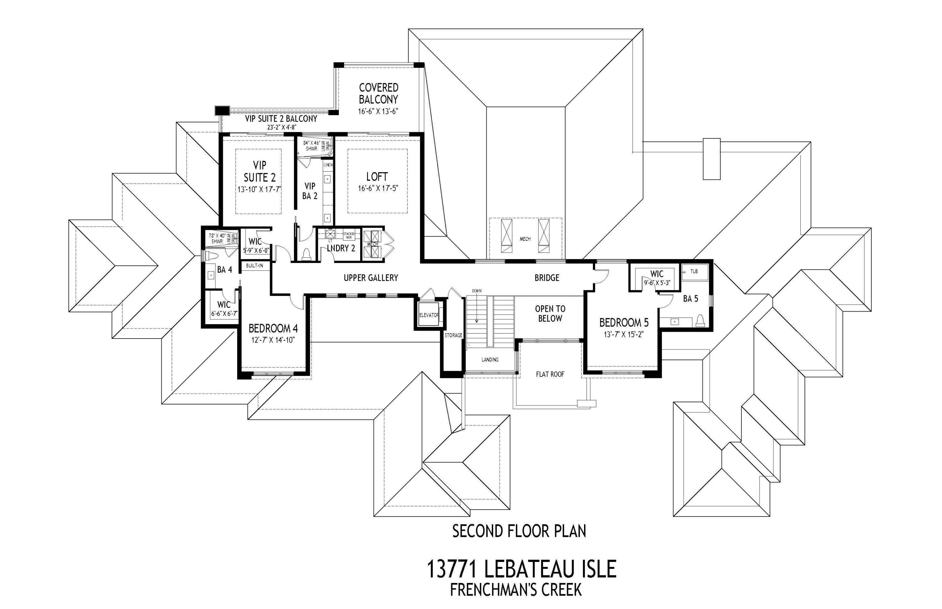 Second Floor - Floor Plan