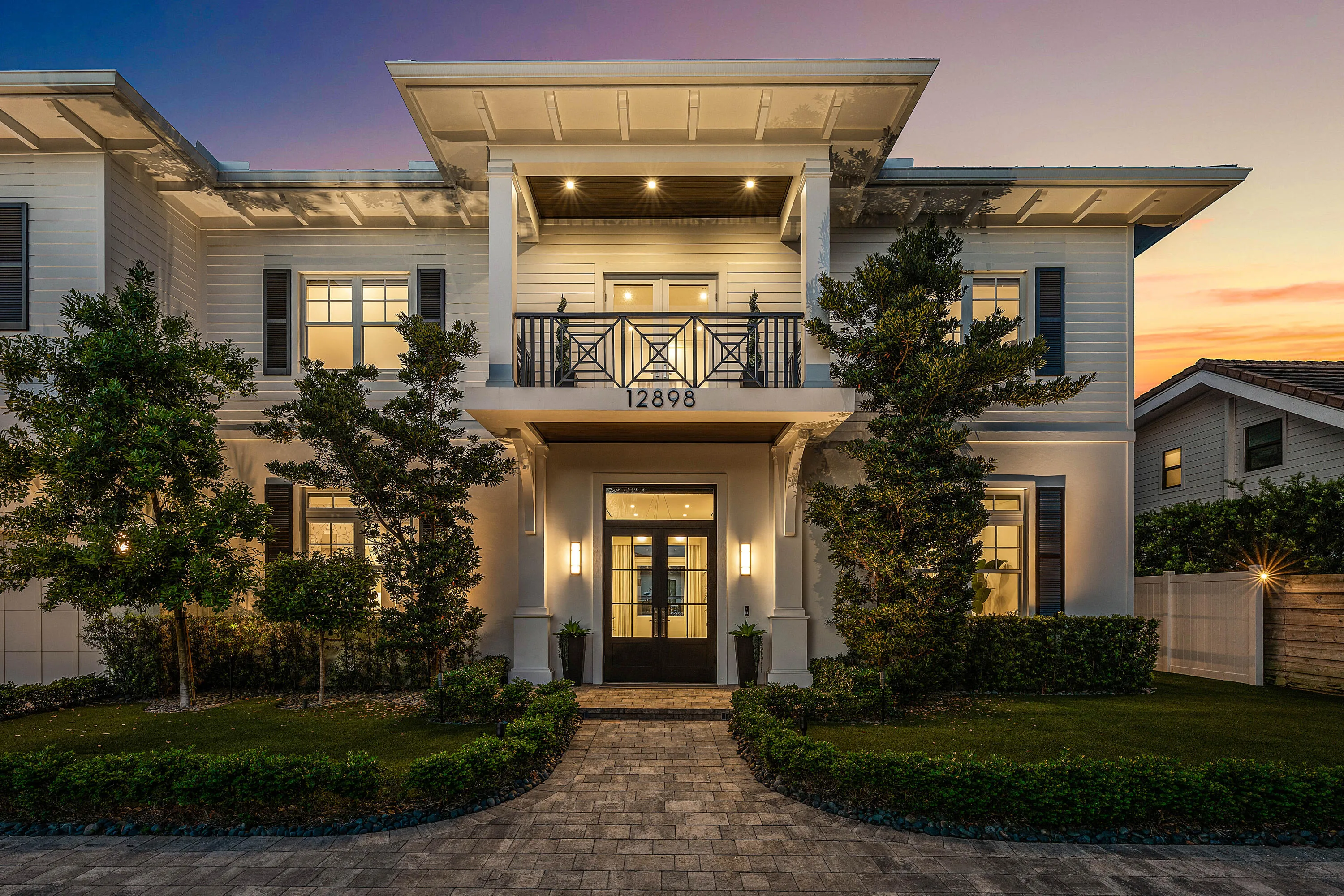 Twilight Front Entry