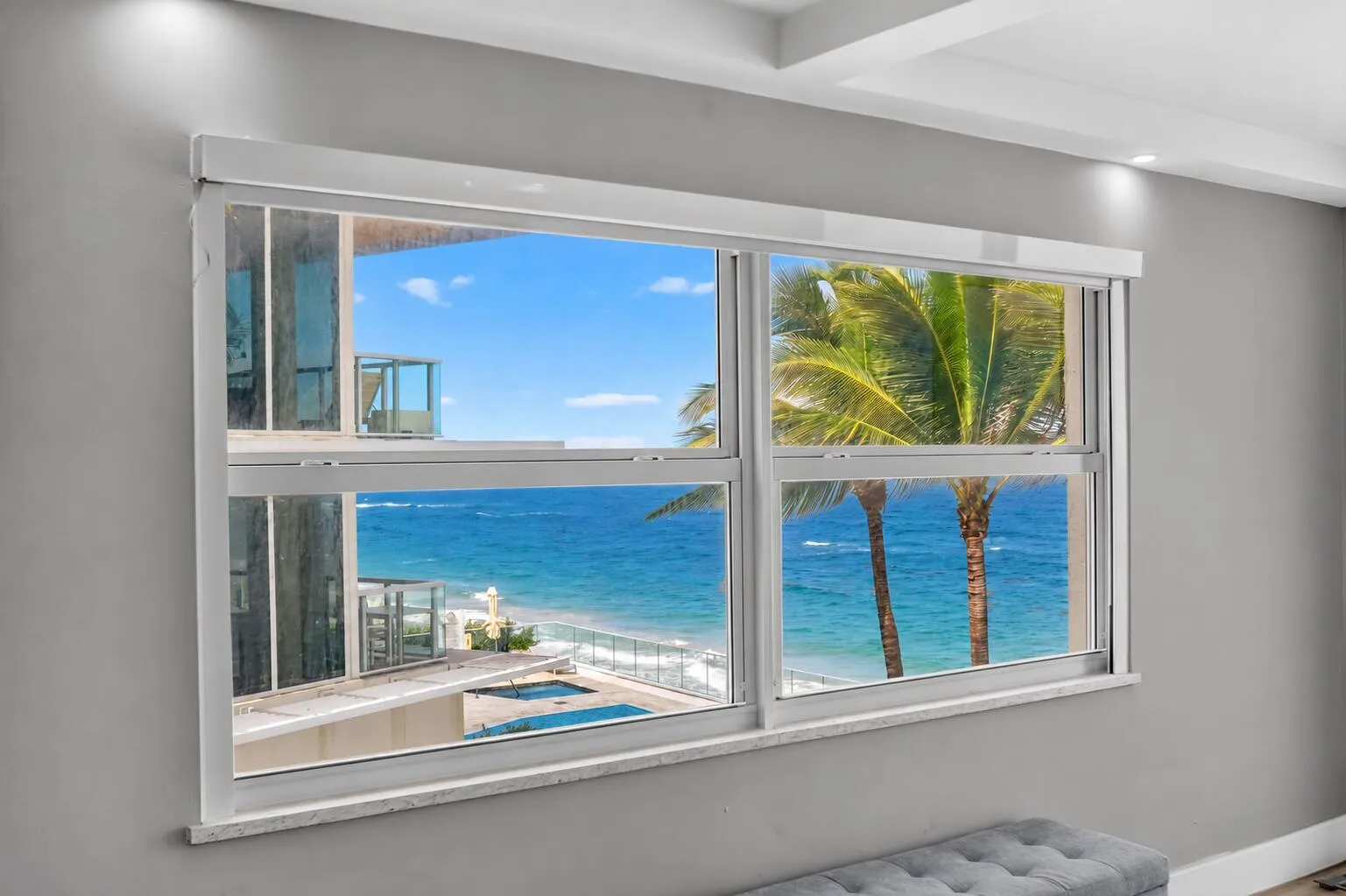 Master bedroom view from window - Beach