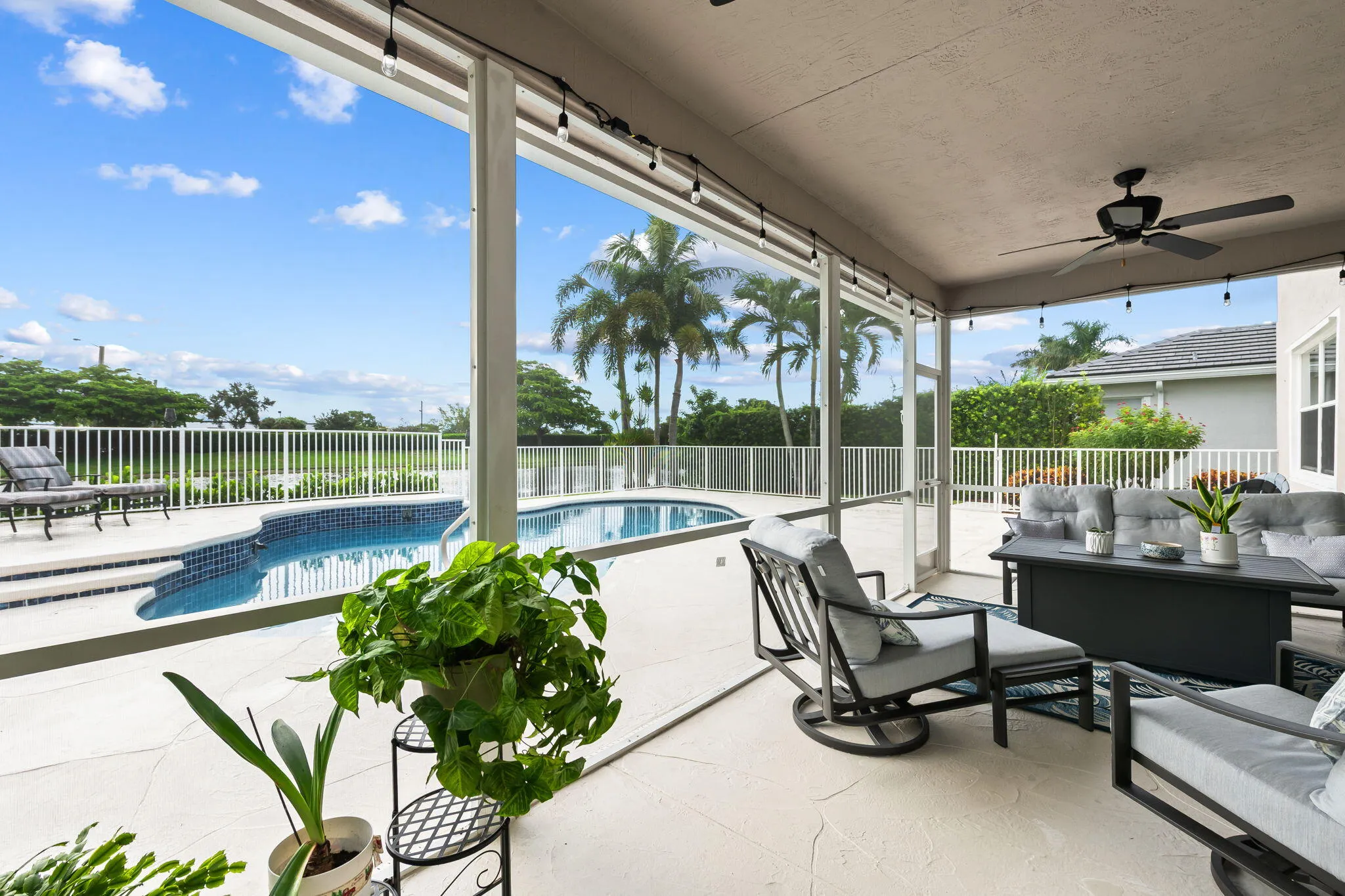 Patio and Pool