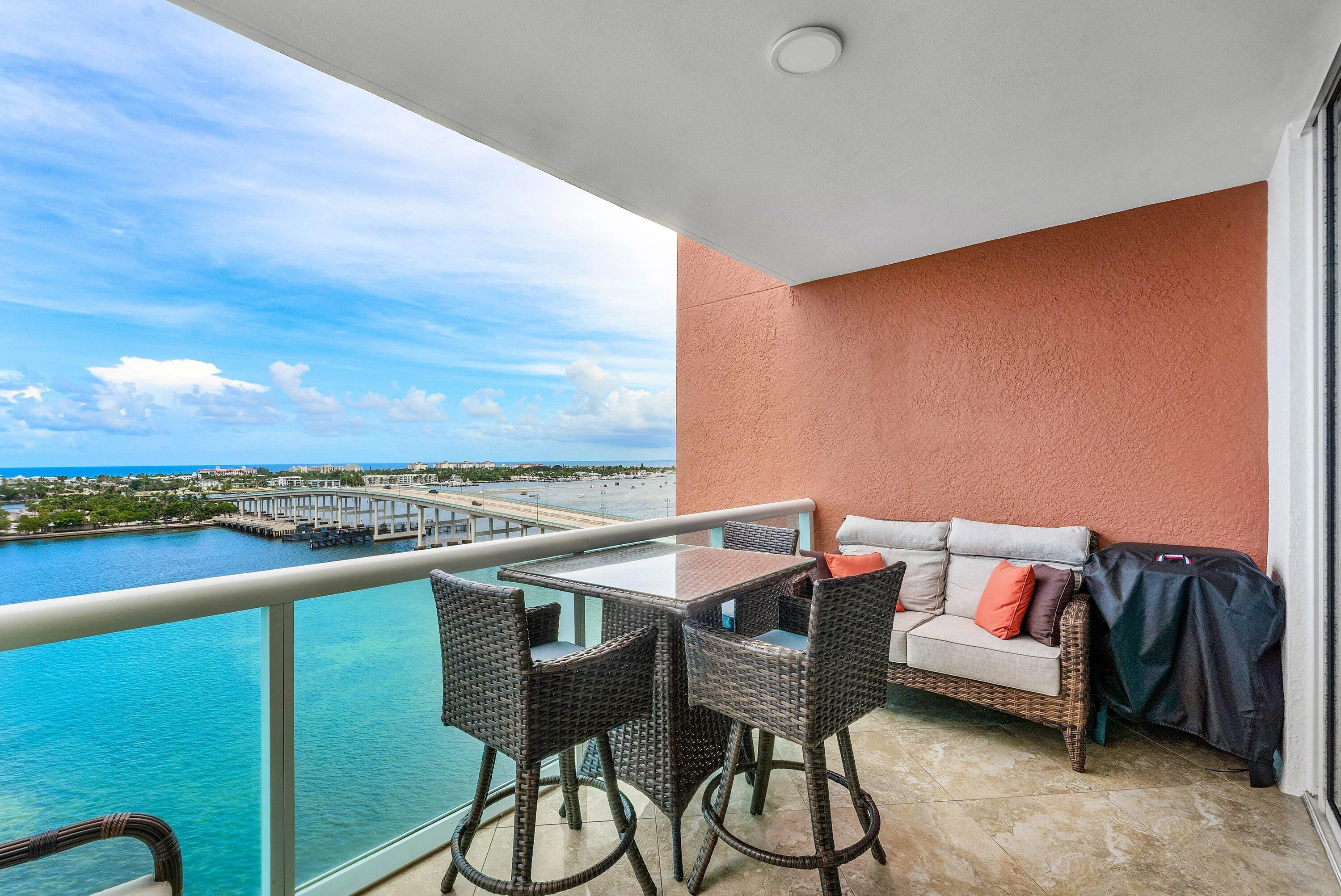 Private Covered Balcony
