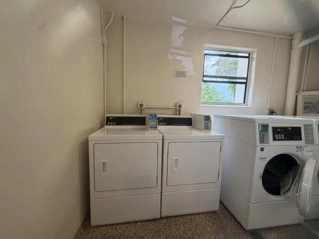 Laundry just outside your unit