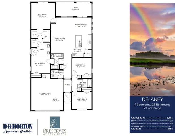 Delaney Floor plan