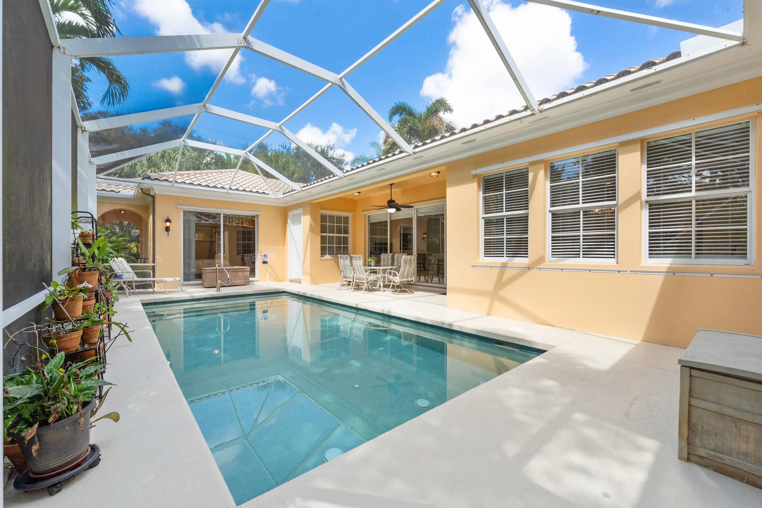 Screened in Pool