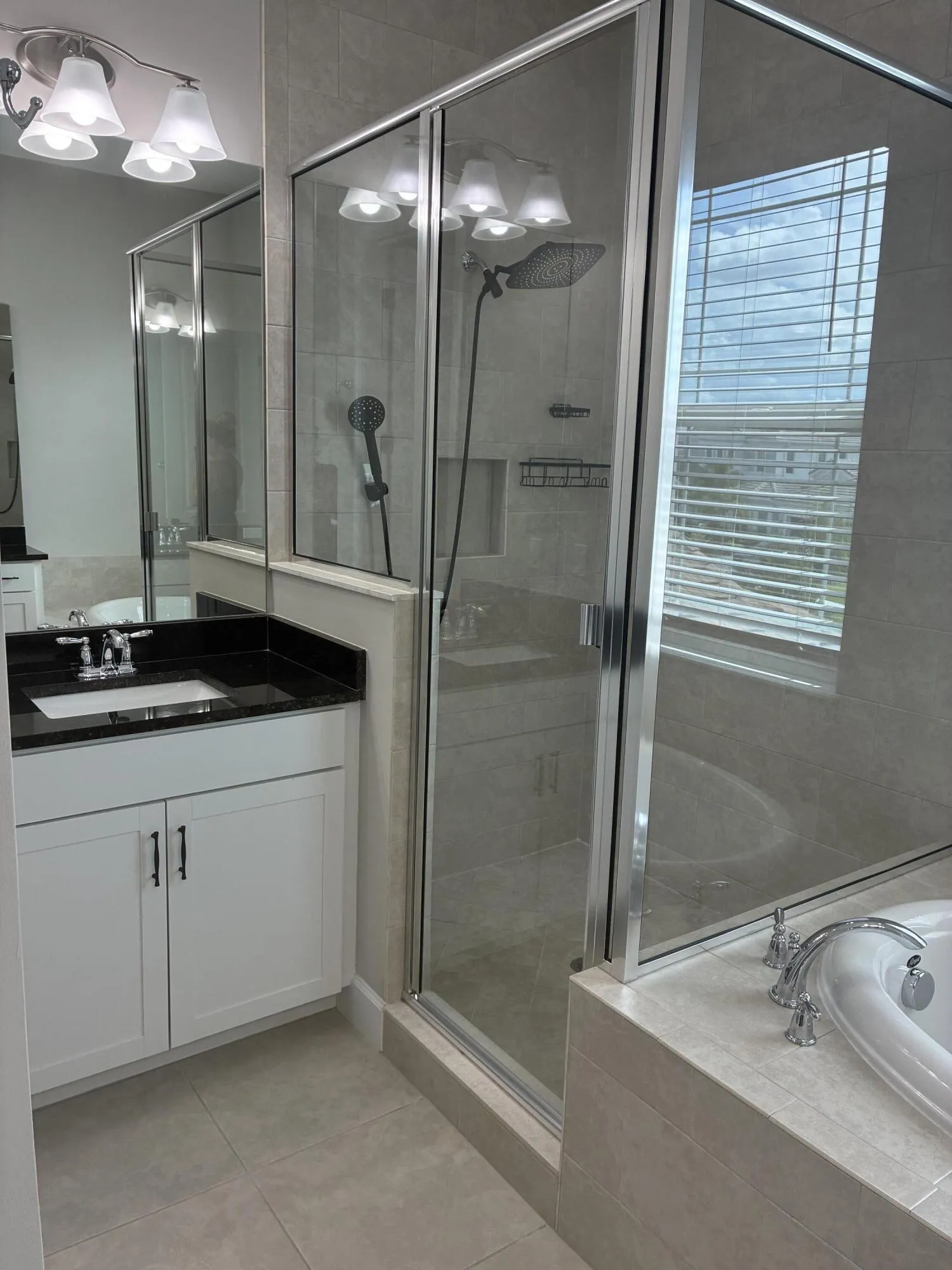 Master shower with separate sink