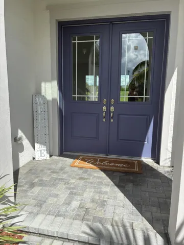 Covered front entry