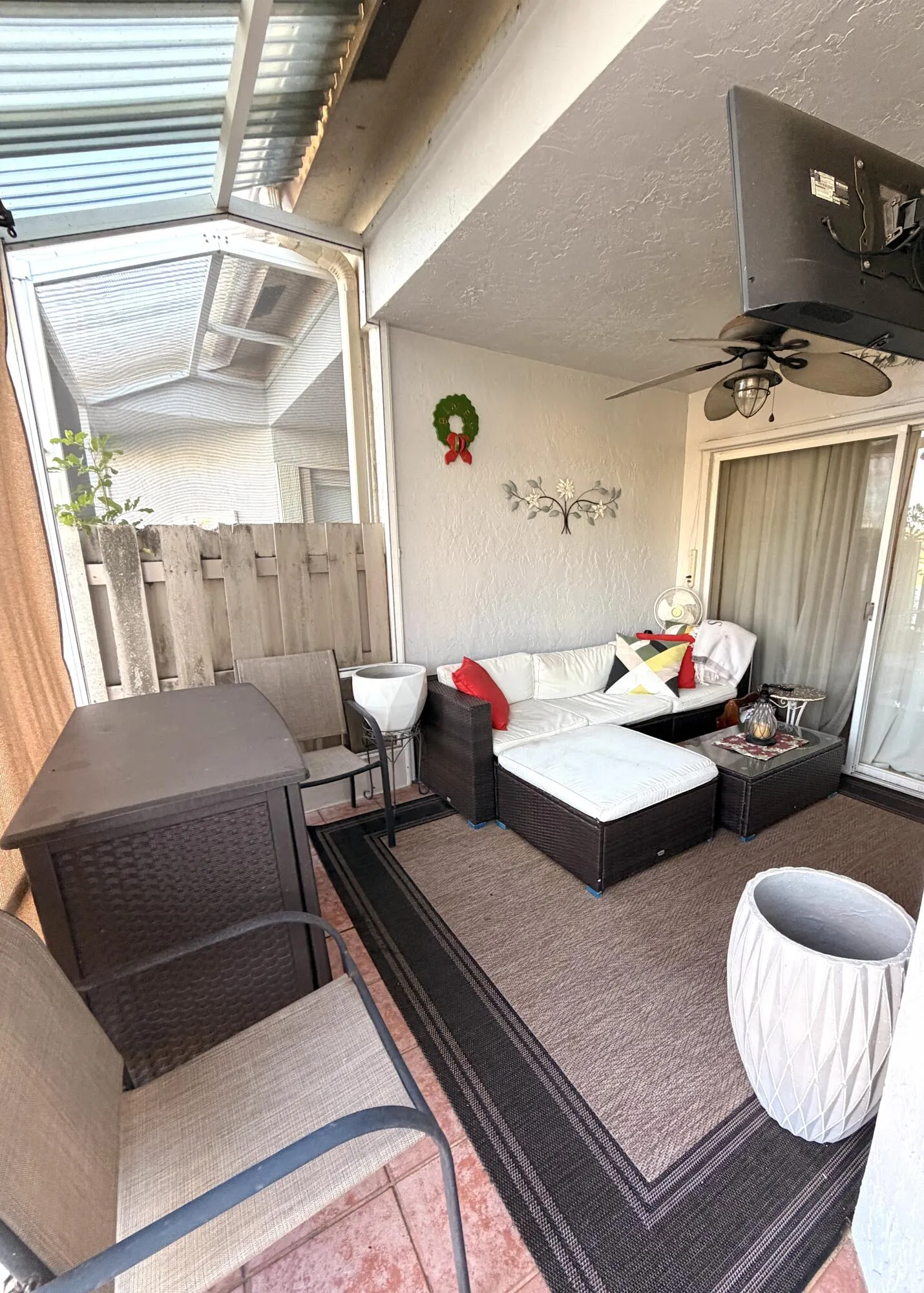 Outside Enclosed Patio