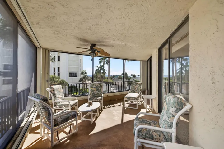 LARGE BALCONY WITH OCEAN VIEWS..........