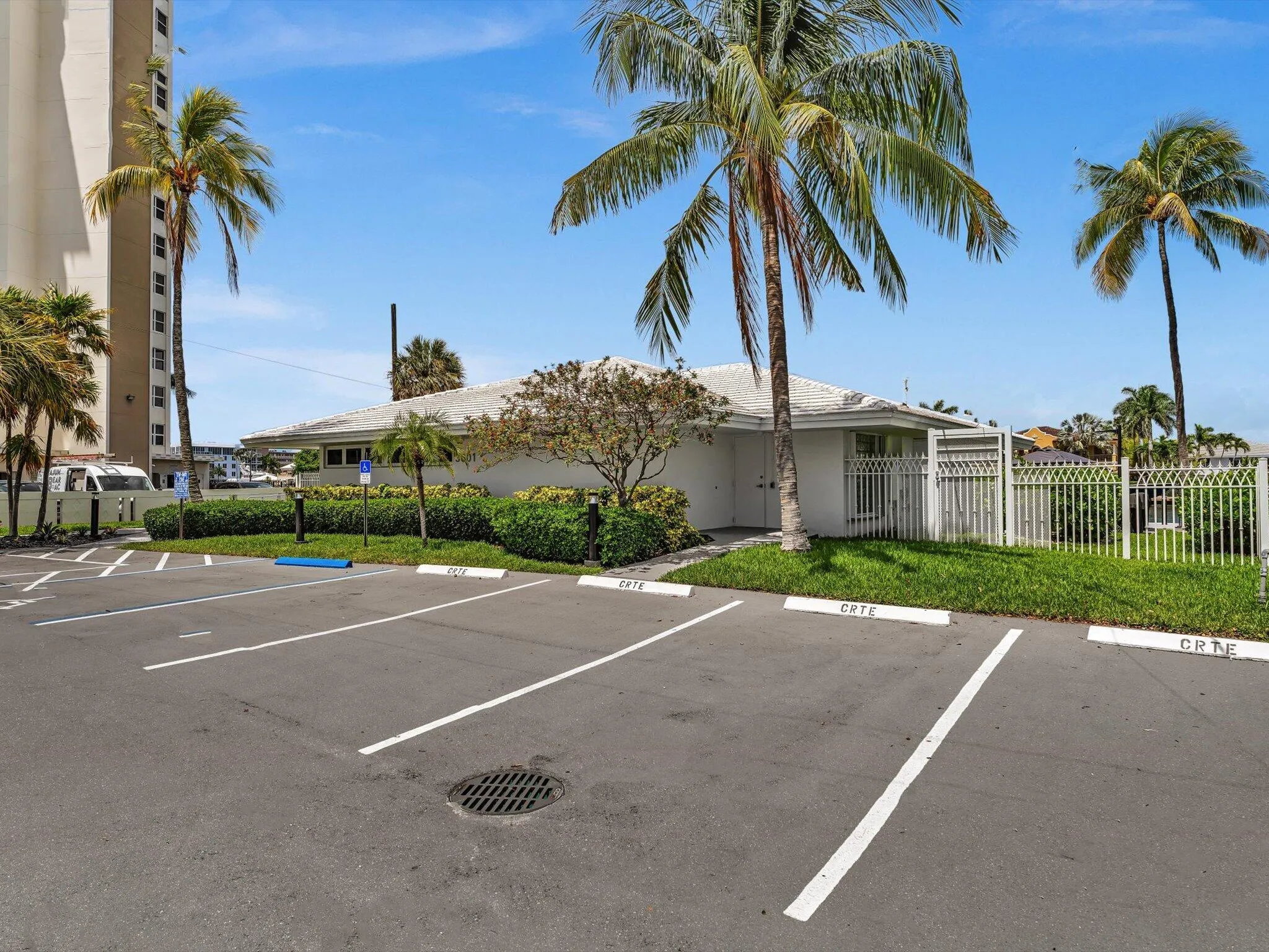 Clubhouse parking