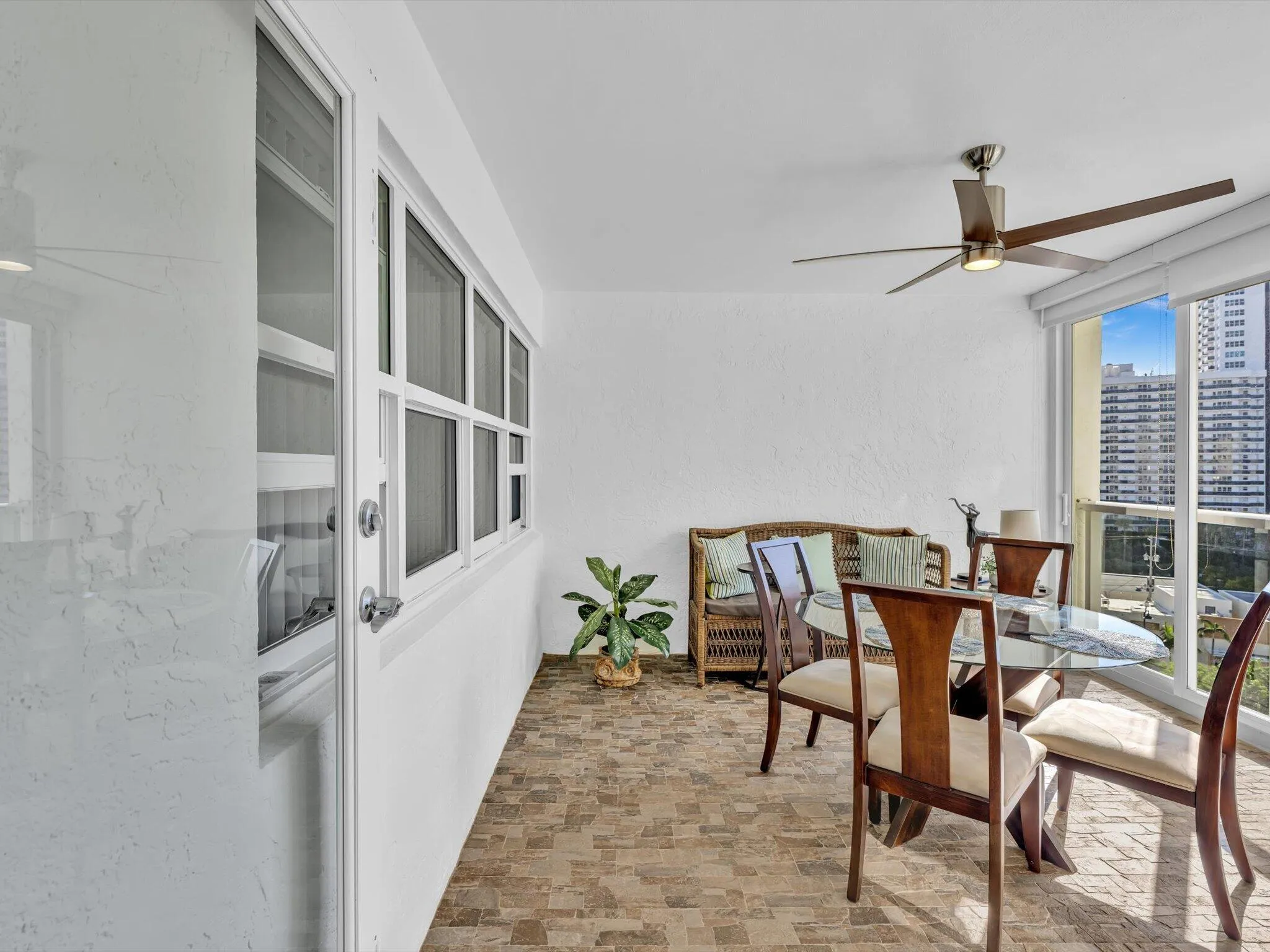 Florida room entrance
