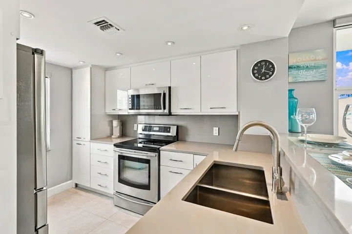 Kitchen with Stainless Steel appliances