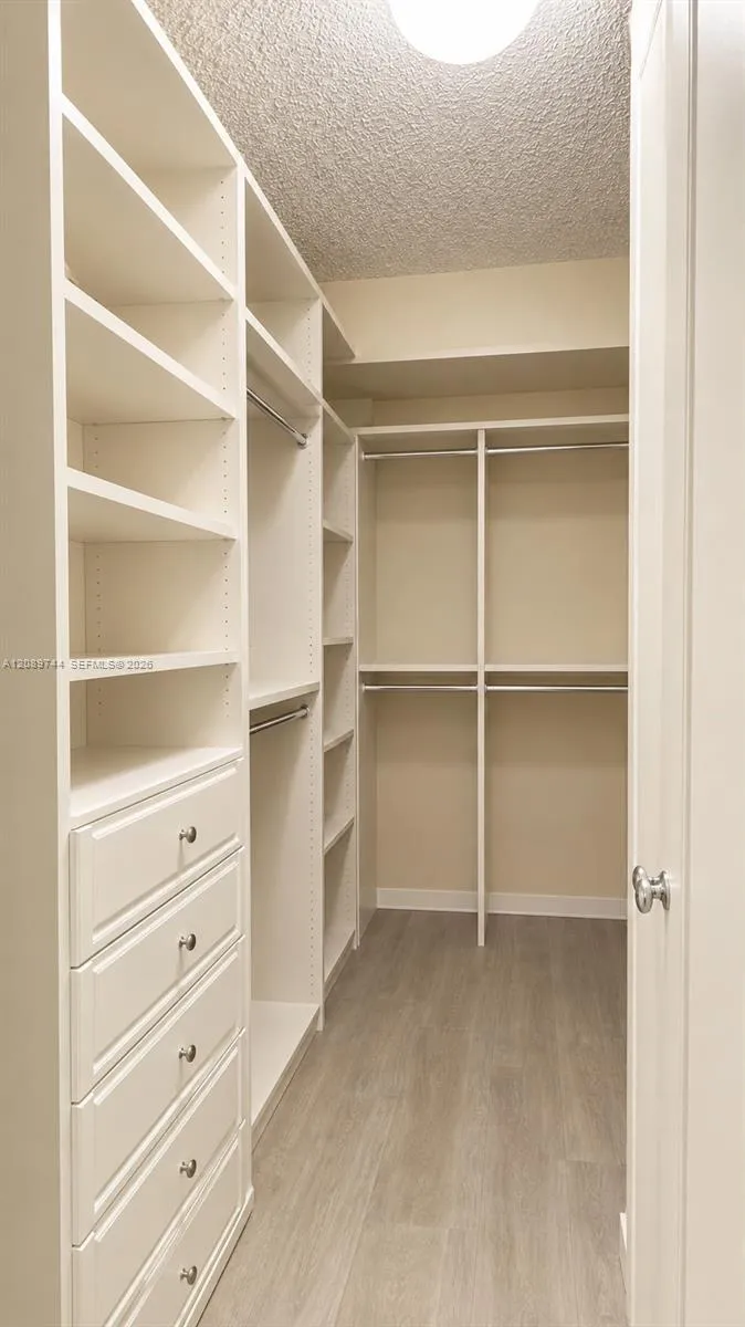 Ample Walk-in Closet in Master