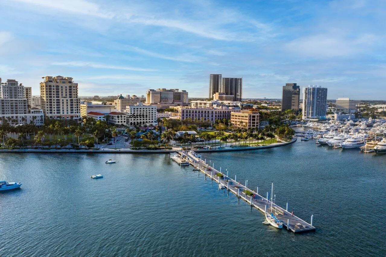 Downtown WPB Waterfront Pier
